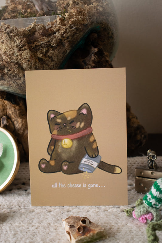 No More Cheese Print