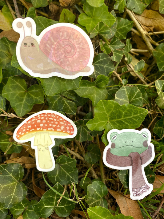 Lucy the Snail Sticker