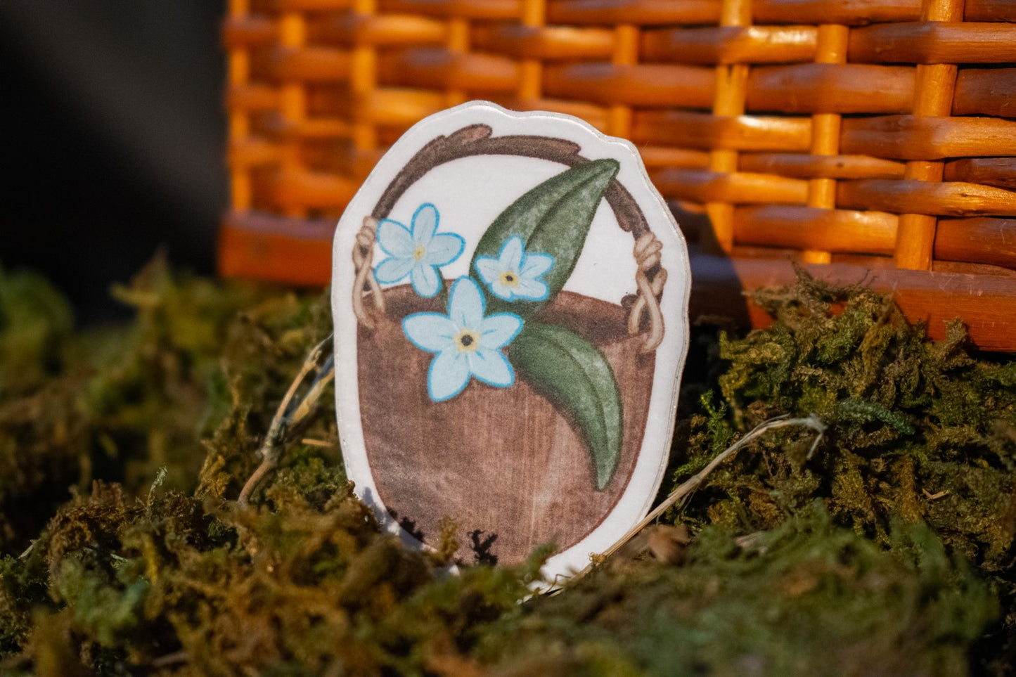 Walters Foraging Basket Sticker