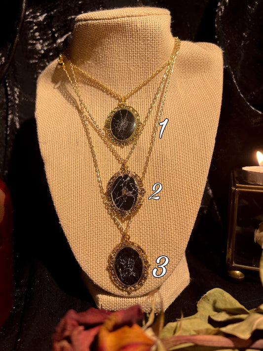 A Web of Lies Necklace