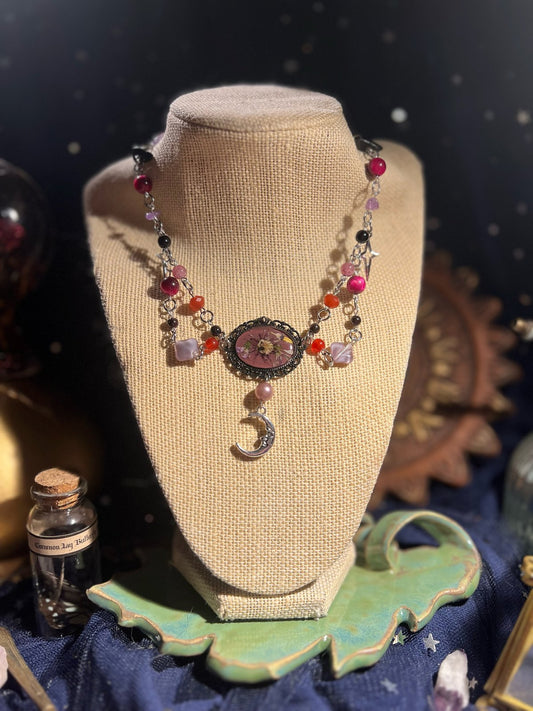 Cherry Coloured Funk Necklace