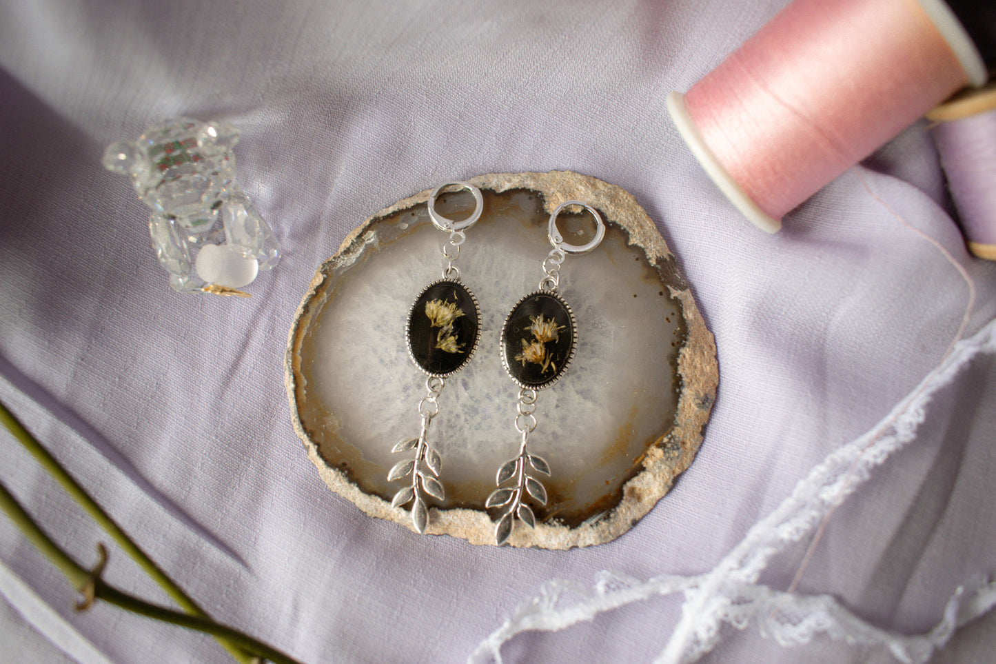 Oma-mas Goldenrod Earrings