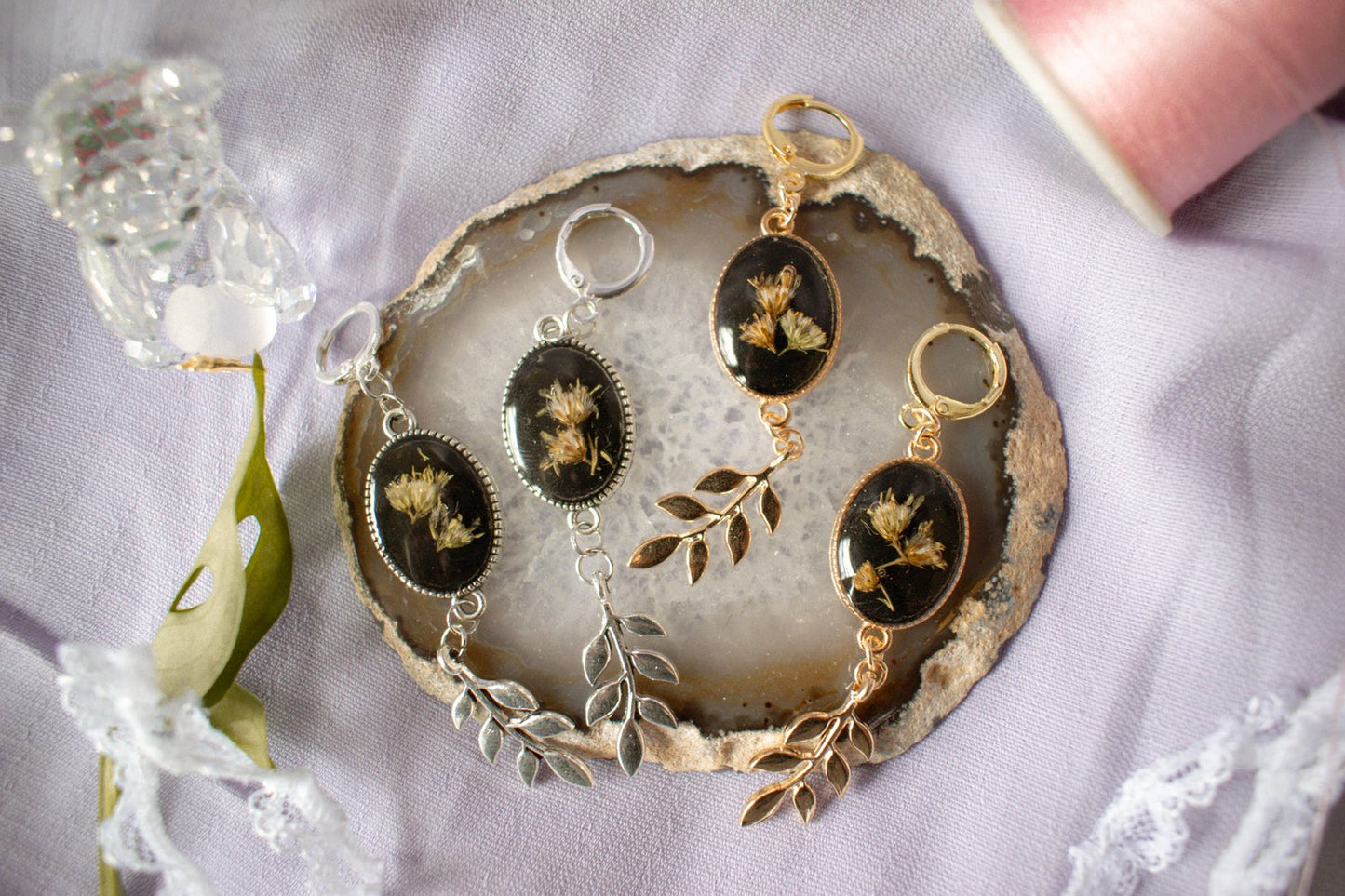 Oma-mas Goldenrod Earrings