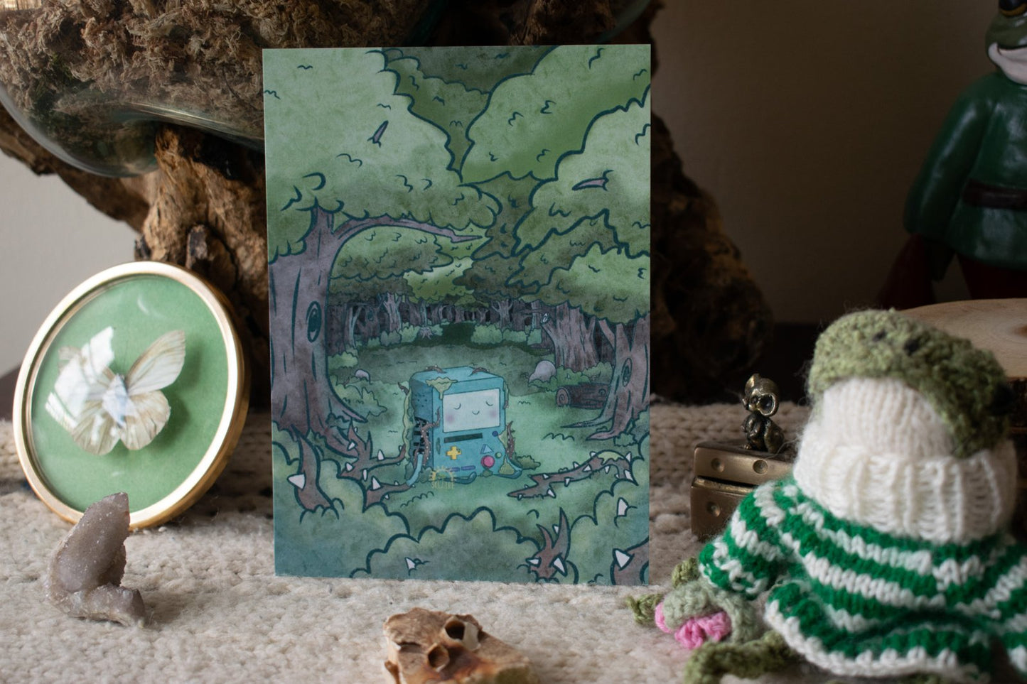 Asleep in the Woods Print