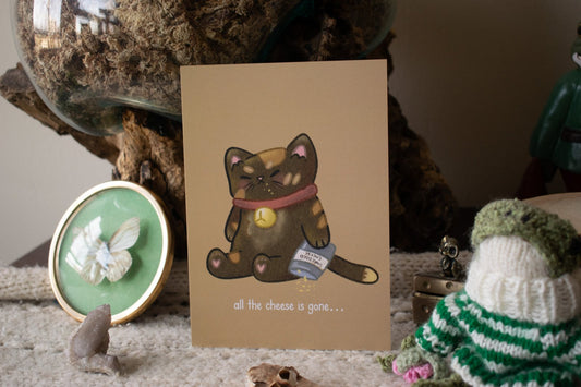 No More Cheese Print