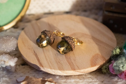 Acorn + Moss Earrings