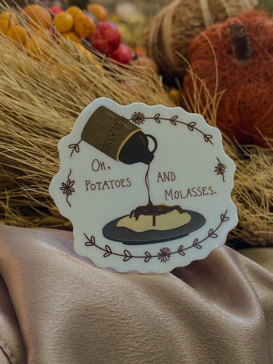 Potatoes & Molasses Sticker (Old Version)