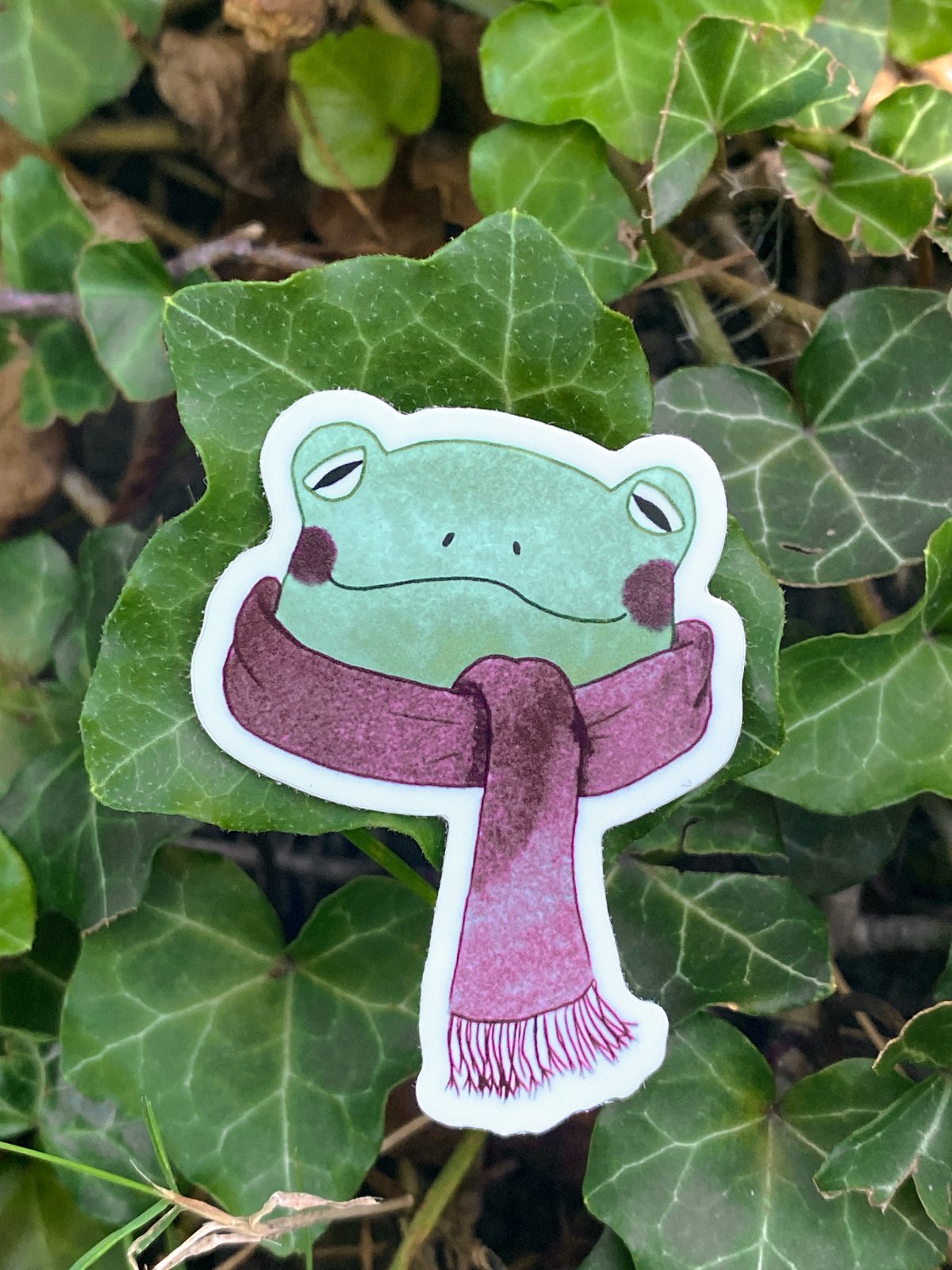 Walter the Frog Sticker