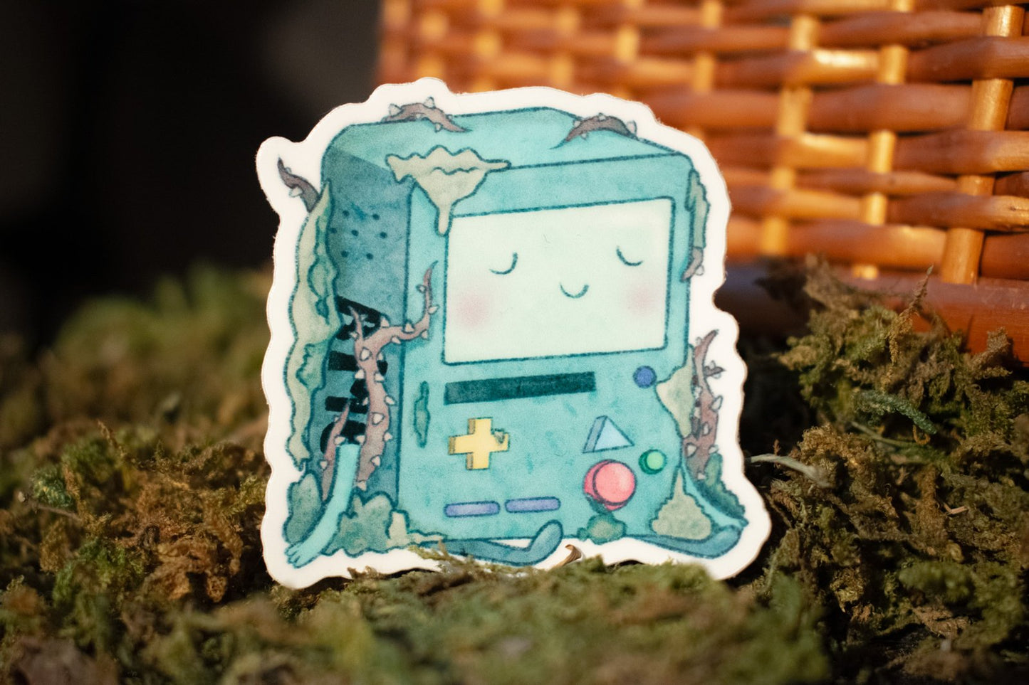 Asleep in the Woods Sticker