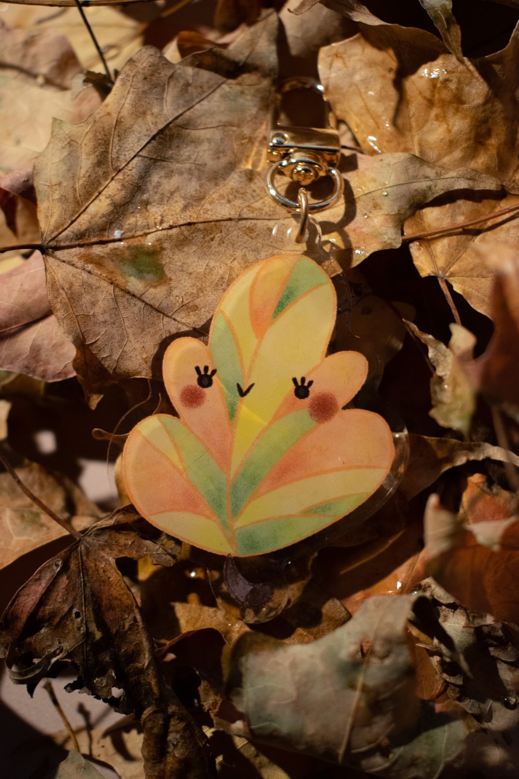 Mable the Leaf Keychain