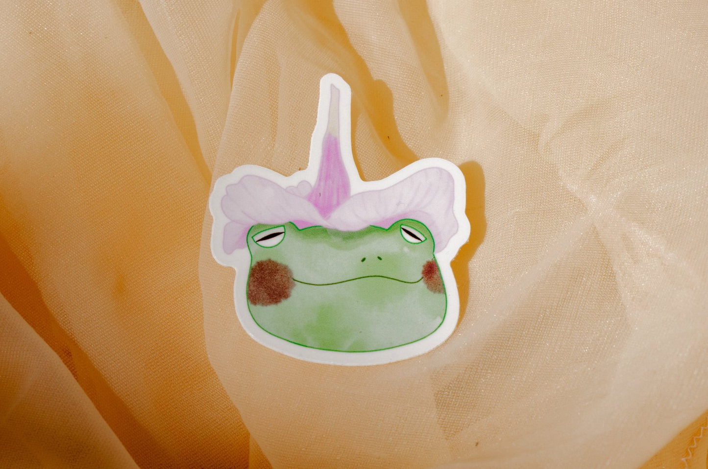 Flower Hat Walter Sticker