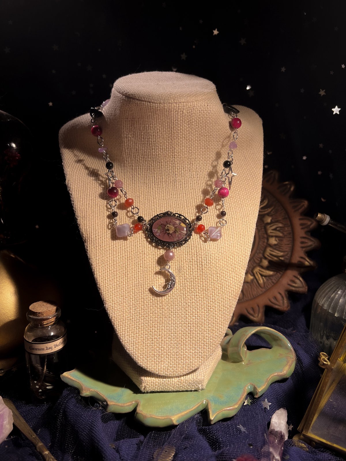 Cherry Coloured Funk Necklace
