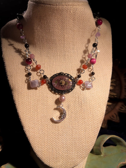 Cherry Coloured Funk Necklace