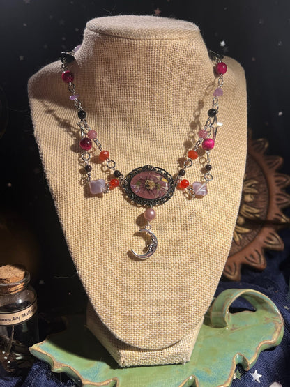 Cherry Coloured Funk Necklace