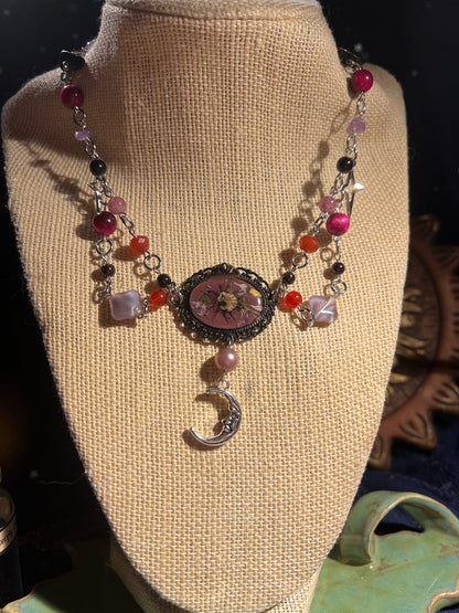Cherry Coloured Funk Necklace